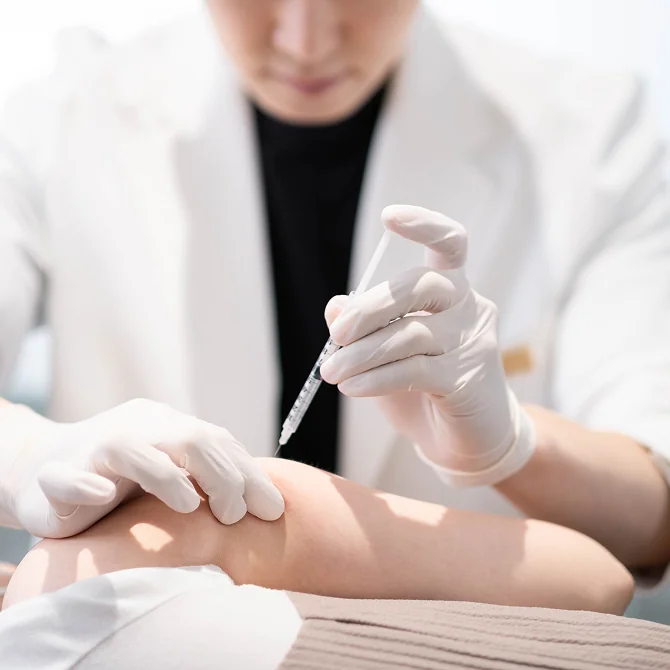 正確な注入位置表示