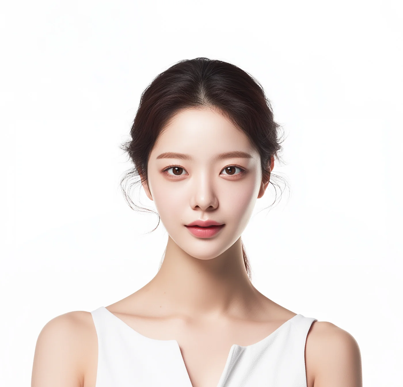 顔面消しゴム注射施術部位案内図