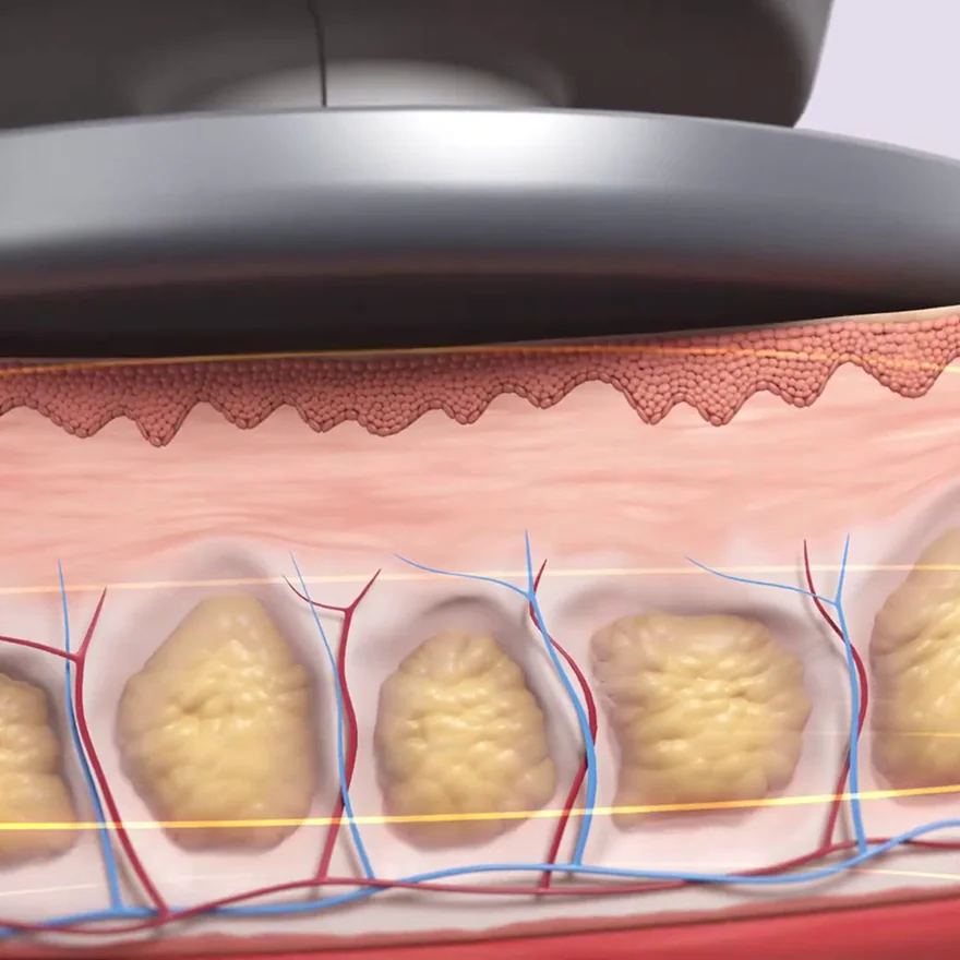 チューンライナー選択的脂肪破壊による安全なフェイスライン改善