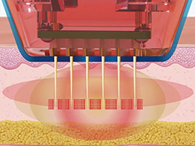 アイバーチュウRF施術 3段階の高周波エネルギー伝達